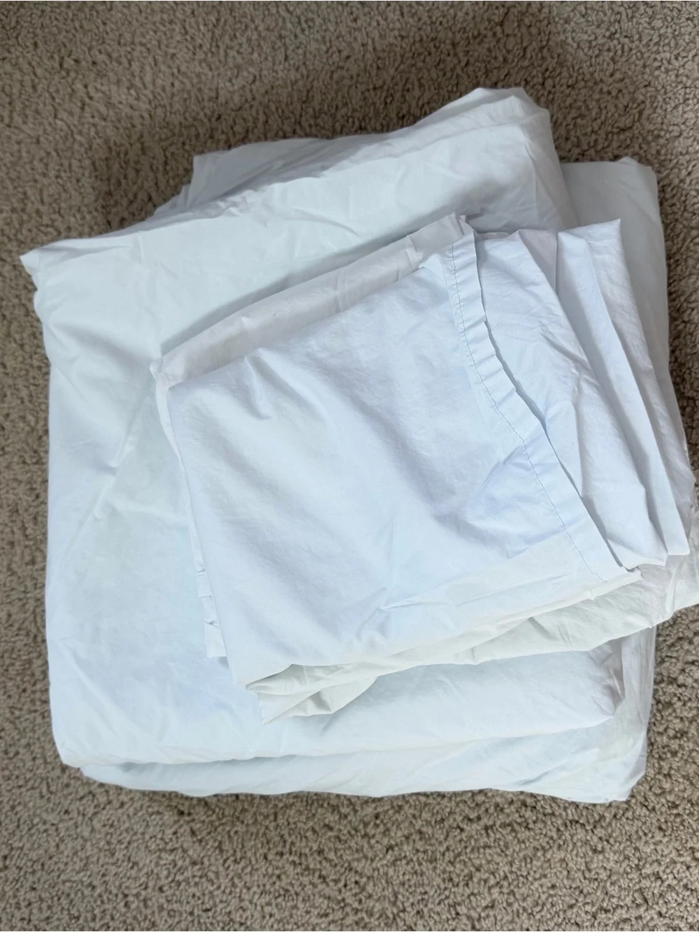 Brooklinen Light Blue king size sheet set